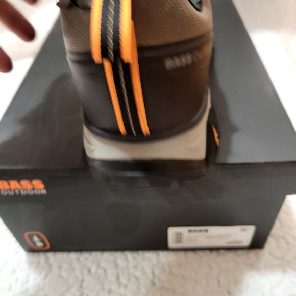 NEW BASS OUTDOOR Men's Peak Seamless Hiker L Hiking Sneaker Walnut SIZE 10 - Picture 6 of 9